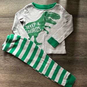 Boy’s Dinosaur Pajama Set Sz 2T